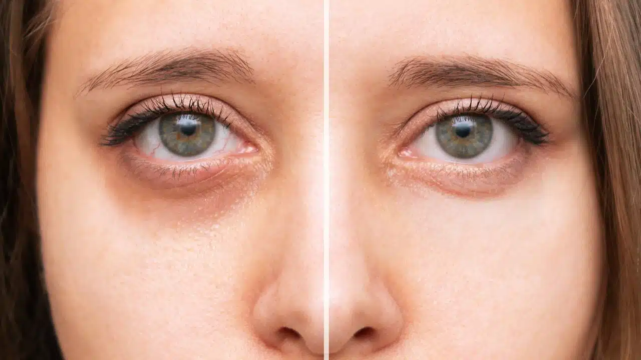 PRF under eye rejuvenation treatment consultation