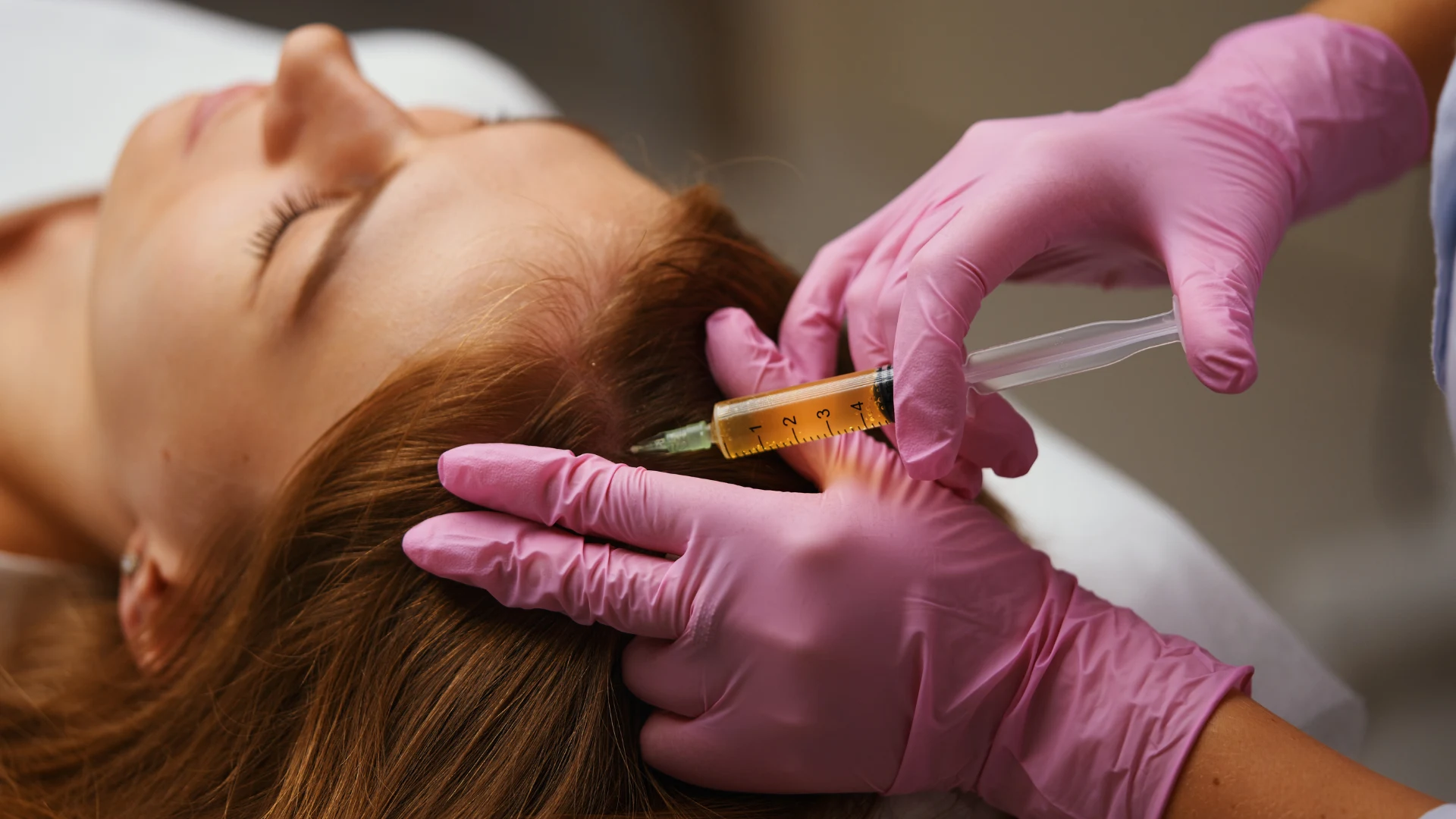 PRP injection treatment and consultation process